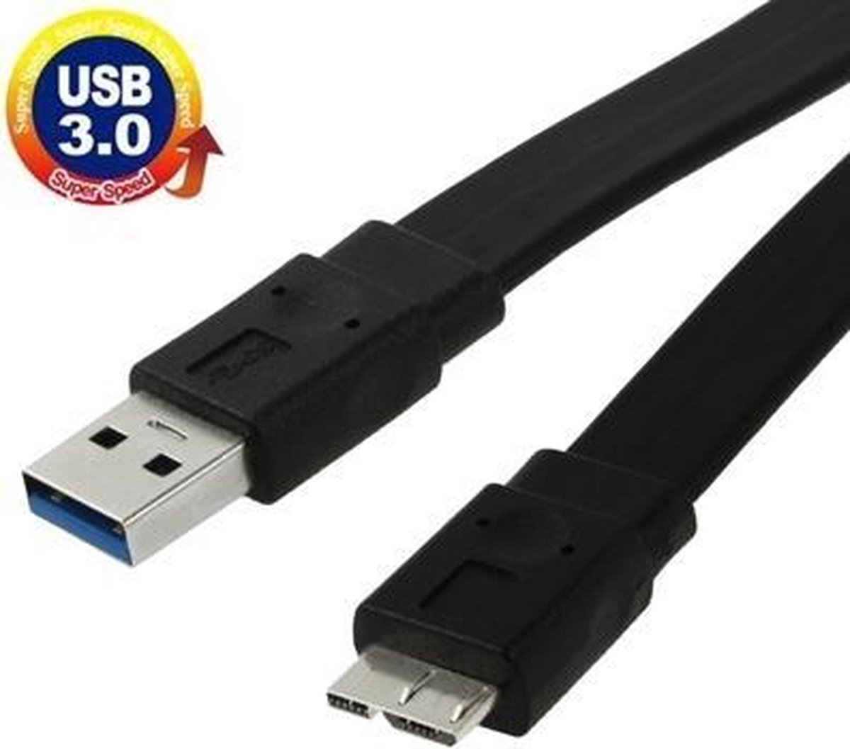 USB 3.0 A mannetje naar Micro USB 3.0 kabel, Lengte: 1 meter