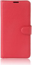 Book Case - Geschikt voor Nokia 3 Hoesje - Rood