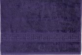 CAWÖ Noblesse Uni Badhanddoek - Purper - 50x100