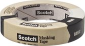 Scotch® Afplaktape basic, 2010-24C, Beige, 24 mm x 50 m, 1 rol