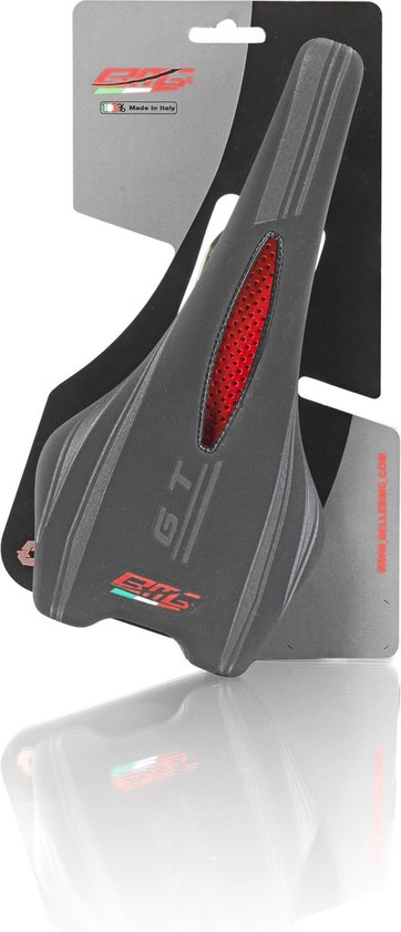Selle Vélo Selle Monte Grappa BMG S011 CORVETTA Noire - Acier - Fabriquée En Italie