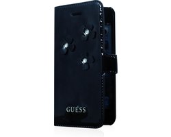 Guess booklet tasje Daisy - zwart - voor Samsung I9505 Galaxy S4