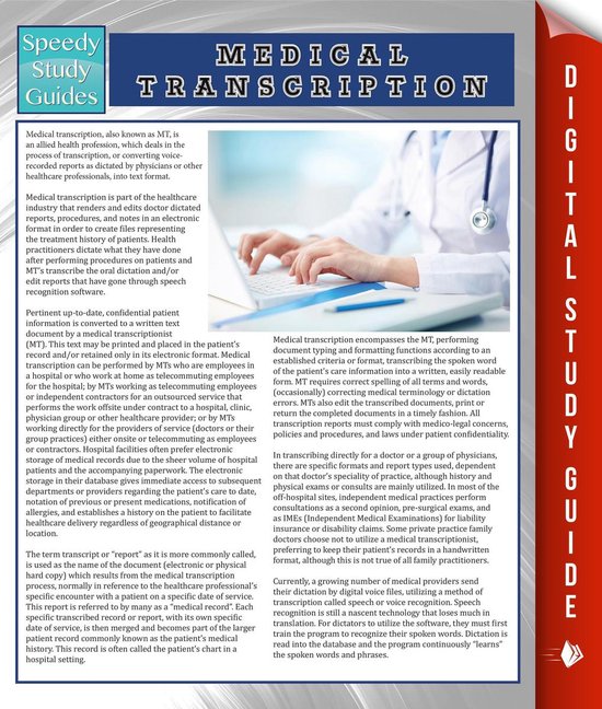Medical Transcription (Speedy Study Guide) - cover