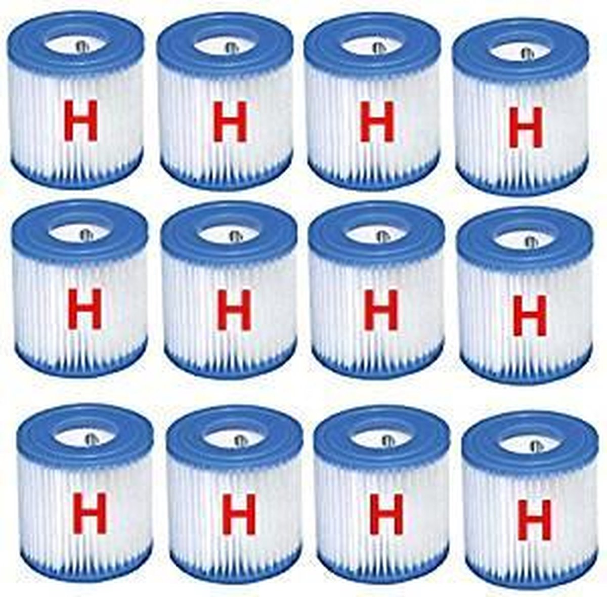 Intex Zwembad Filtercartridge Type H - 29008 - 12 stuks