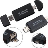 4 in 1 Micro SD Card Reader / Writer – USB Type C/OTG – Multifunctionele Kaartlezer