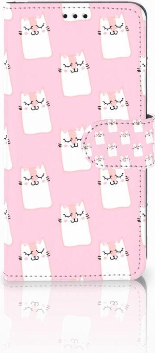 Samsung Galaxy S10 Telefoonhoesje met Pasjes Sleeping Cats