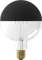 Calex - LED Kopspiegellamp Globe Zwart - 240V 4W 190lm E27 2000K - Dimbaar -125x176mm