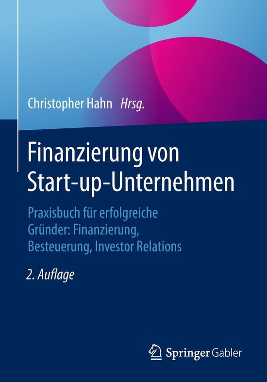 Finanzierung von Start-up-Unternehmen - cover