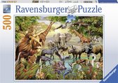 Ravensburger puzzel Majestueuze Drinkplaats - Legpuzzel - 500 stukjes