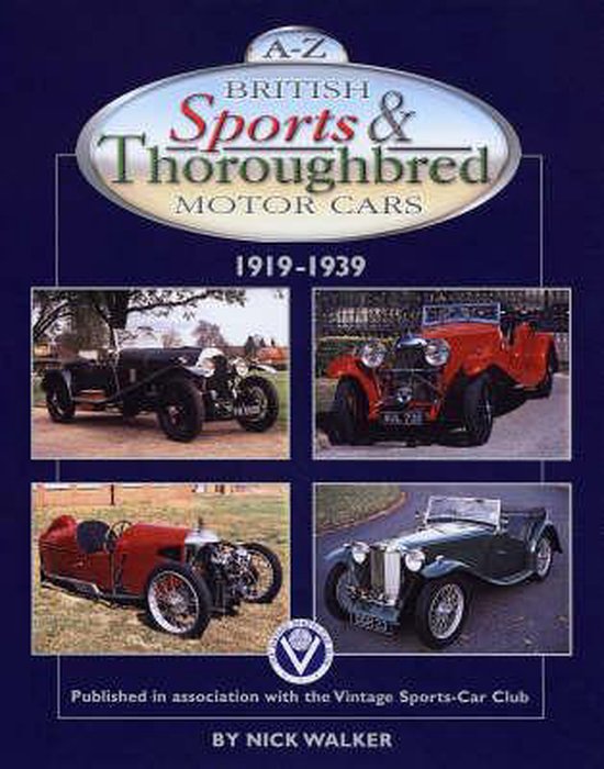 A-Z British Sports & Thoroughbred Motor Cars - cover