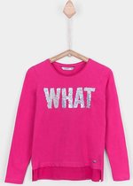 Tiffosi-meisjes-shirt, longsleeve-What Ever-Sofs-kleur: roze-maat 110