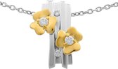 Orphelia Pendant + Chain Flower Gold ZH-6039/1