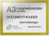 Magneetvenster A3 (uitwisbaar) - Geel