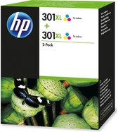 HP 301XL - Inktcartridge / Kleur / 2 Pack