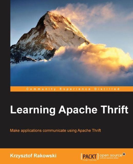 Learning Apache Thrift 9781785882746 Krzysztof Rakowski Boeken