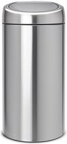 Brabantia Touch Bin Prullenbak - 45 l - Matt Steel Fingerprint Proof