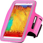 Xssive Universele Sport Armband maat XXXL voor smartphones 5,7 inch o.a. Samsung Galaxy Note2/Note3, Samsung Galaxy S6 Edge Plus Pink