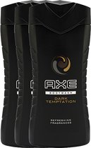 Axe Dark Temptation - 3 x 250 ml - Douchegel - Voordeelverpakking