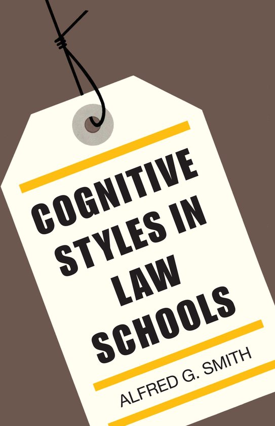 Cognitive Styles in Law Schools - cover