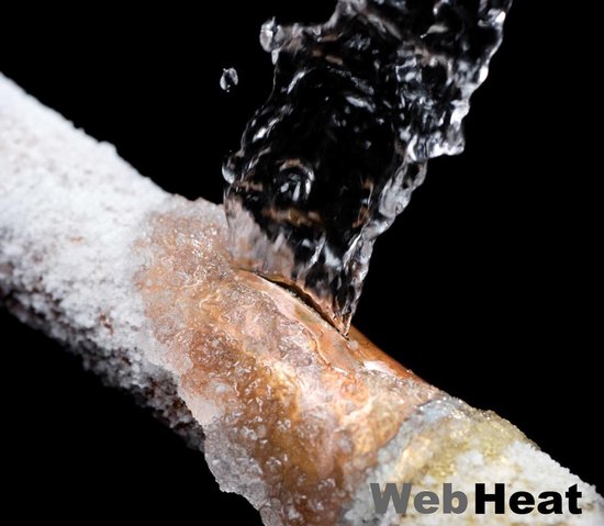 135m Vorstbescherming verwarmingskabel WebHeat Frost 135 meter - met energiebesparende thermostaat - WebHeat