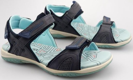 Allrounder by Mephisto ELBA donkerblauw lederen sandalen voor dames |  bol.com