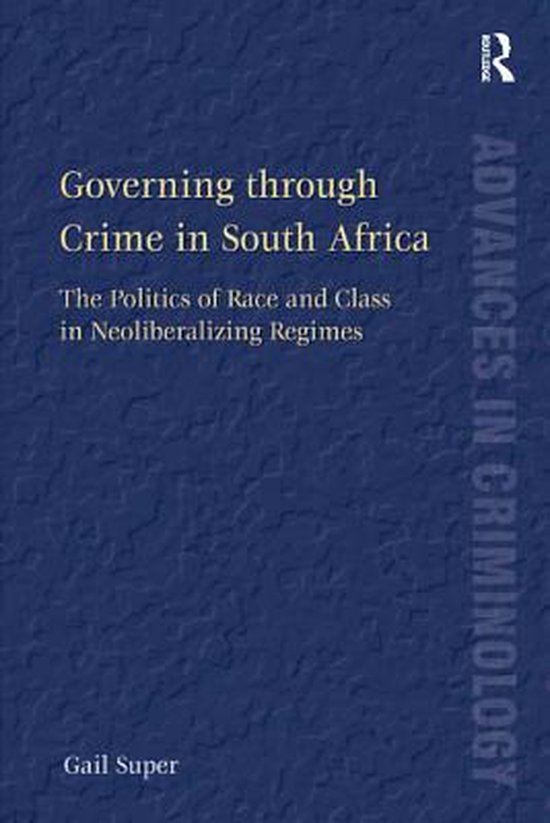 New Advances in Crime and Social Harm - Governing through Cr ... - cover