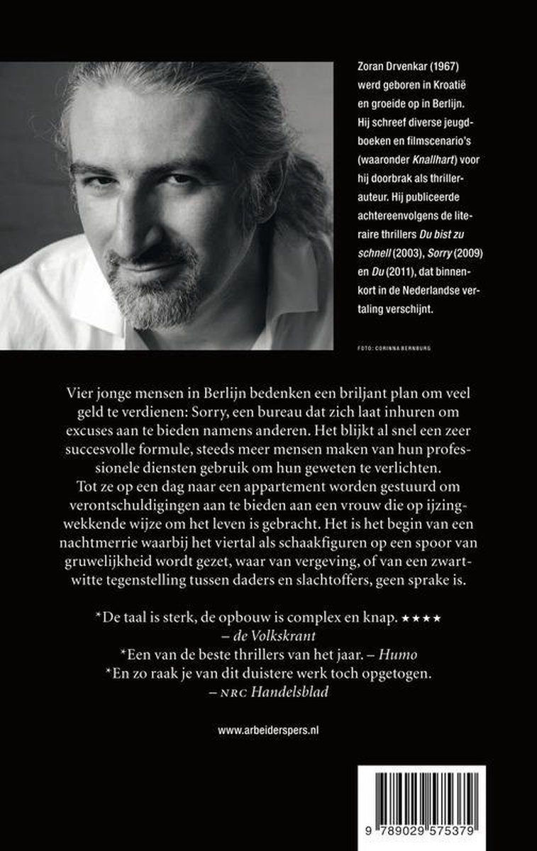 Sorry - back cover