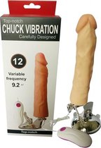 dikke vette grote - realistische dildo -vibrerend - extra click & play  - 9.2 inch  - 24 cm - 12 speed