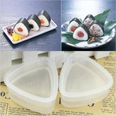 Sushi Onigiri mallen - Sushi vormen Triangel - 2 stuks