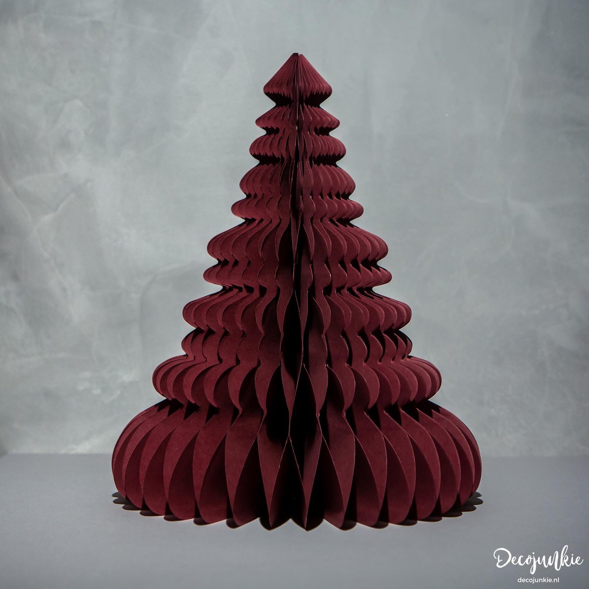 Papieren Kerstboom Bordeaux Rood 76 cm hoog | bol.com