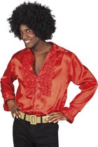 3 stuks: Party shirt - rood -  Medium - maat 46-48