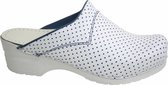 Sanita SAN-FLEX Model 314 Perfo O.H. - Wit-Blauw 8117 - 35