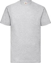 5 Pack Fruit of the Loom Ronde Hals Valueweight T-shirt Heather Grey - S