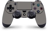 Playstation 4 Controller Skin Grijs Sticker
