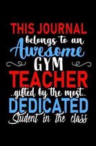 This Journal belongs to an Awesome Gym Teacher