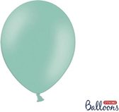 """Strong Ballonnen 30cm, Pastel munt groen (1 zakje met 50 stuks)"""