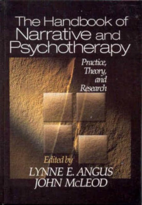 Handbook Of Narrative & Psychotherapy - cover