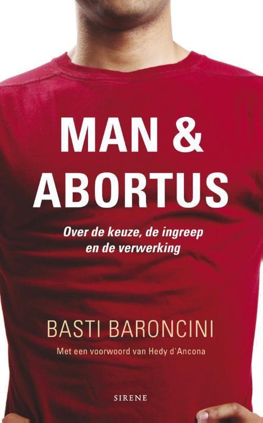 Cover van het boek 'Man & abortus' van Basti Baroncini