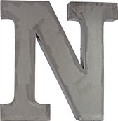 IJzeren letter N naturel