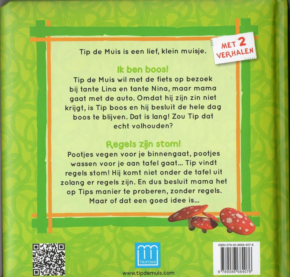 De avonturen van Tip de muis  met 2 verhalen ( Ik ben boos / Regels zijn stom ) — cadeau in Boeken - foto 2
