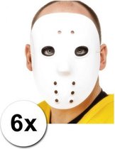 Halloween - 6 ijshockey maskers