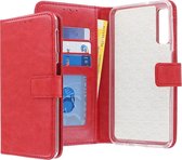 Samsung Galaxy A7 2018 hoesje - CaseBoutique - Rood - Kunstleer