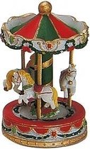 Kerstdorp carousel 10 cm