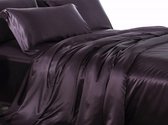 Zijden dekbedovertrek, Voilet foncé 200x220cm, 100% zijde,405thread count (19momme)