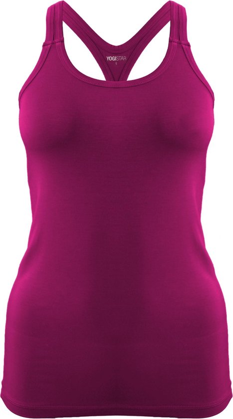 Yoga-Racerback "ala" - raspberry XL Loungewear shirt YOGISTAR
