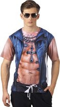 3 stuks: Fotorealistisch shirt - Stoer / Ruig - XL
