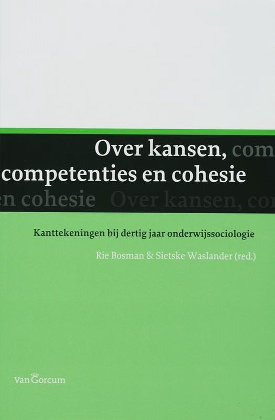 Over kansen, competenties en cohesie
