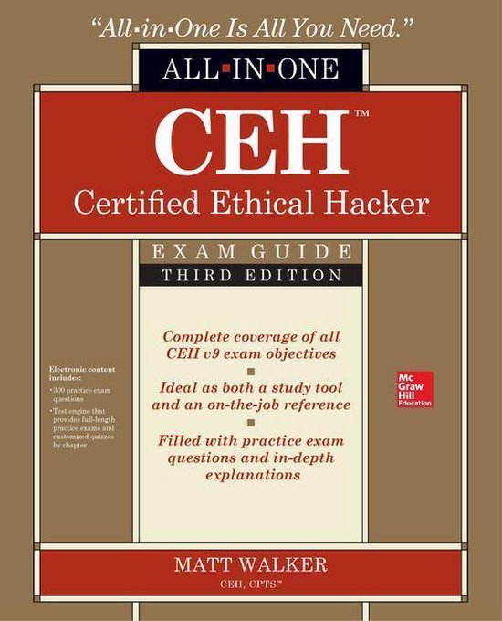 CEH Certified Ethical Hacker All-in-One Exam Guide, Third Ed ... - cover