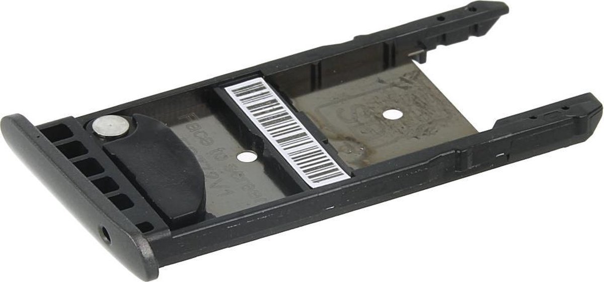 Sim card tray + microSD tray Voor Lenovo Moto G5, Moto G5 Plus - Zwart