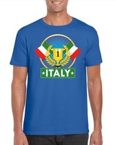 Blauw Italie supporter kampioen shirt heren XL